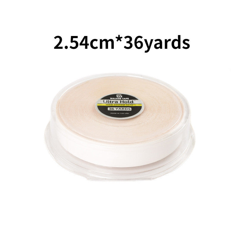 White Glue Walker Tape Hold Hairdressing Tape 2.54x36yards