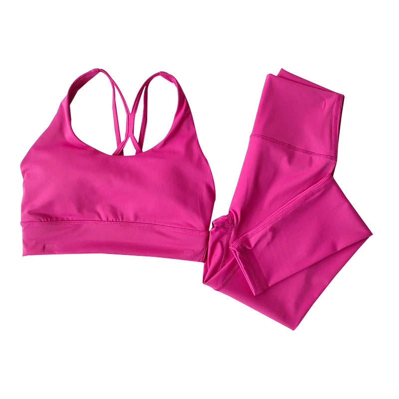 Beautiful fitness tops breathable comfortable and soft and Leggings Tank Top Breathable Set