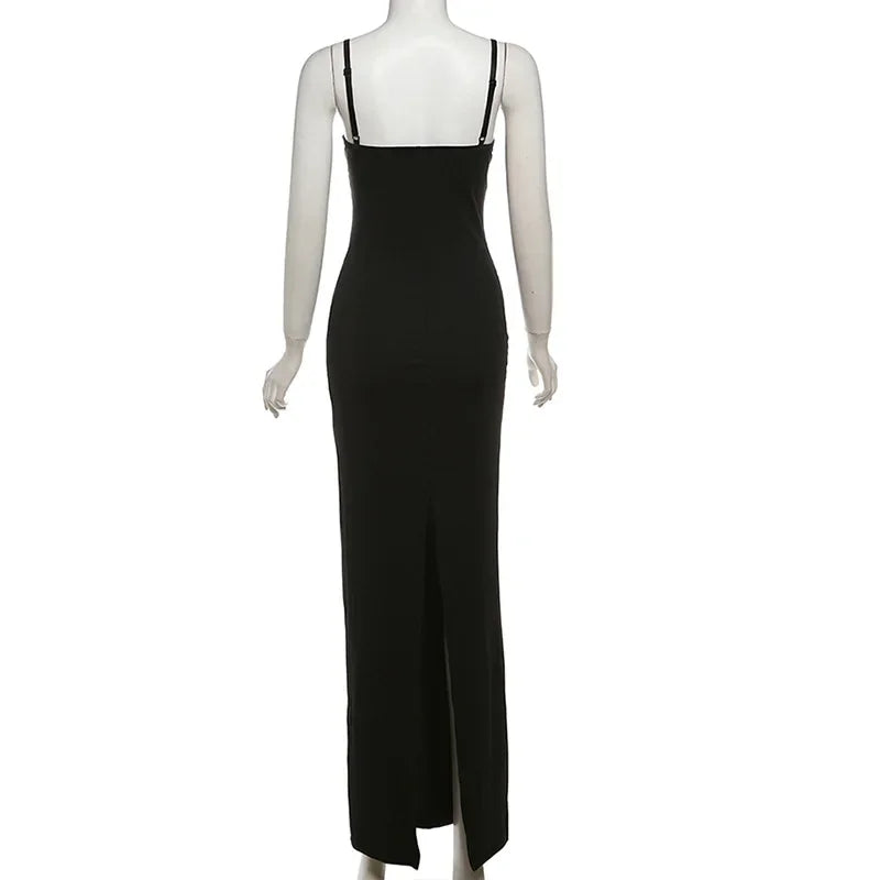 Backless Party Maxi Dress Long
