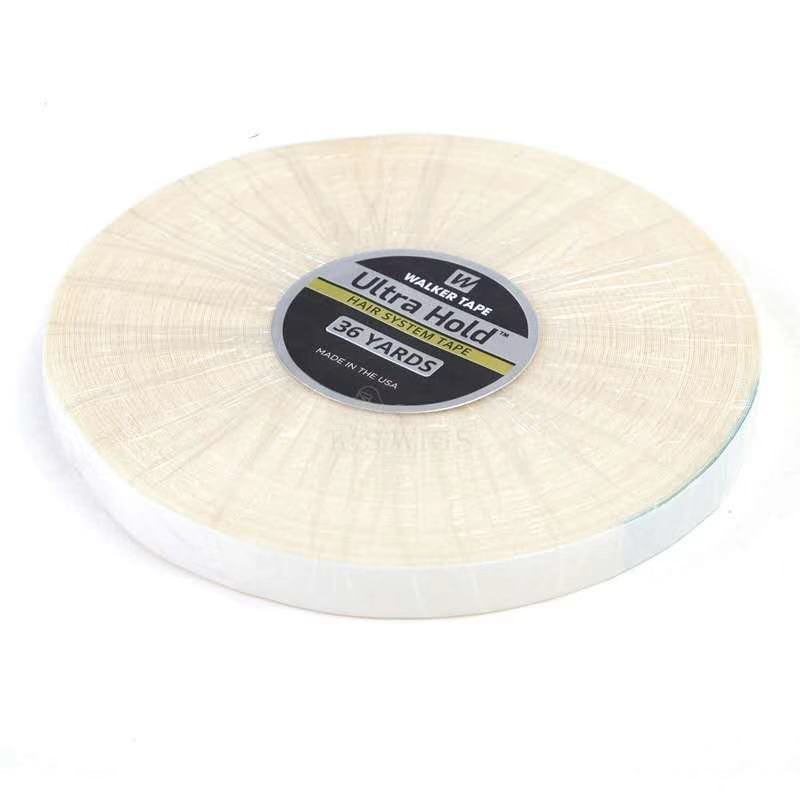 White Glue Walker Tape Hold Hairdressing Tape 2.54x36yards